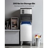 image:imageVEVOR Commercial Ice Maker Machine 300LBS24H IceMaking Machine with 300LBS Stainless Steel Storage Bin Auto SelfCleaning Ice Maker with Touchscreen for Bar Cafe Restaurant Business Commercial