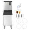 image:imageVEVOR Commercial Ice Maker Machine 300LBS24H IceMaking Machine with 300LBS Stainless Steel Storage Bin Auto SelfCleaning Ice Maker with Touchscreen for Bar Cafe Restaurant Business Commercial