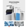 image:imageVEVOR Commercial Ice Maker Machine 300LBS24H IceMaking Machine with 300LBS Stainless Steel Storage Bin Auto SelfCleaning Ice Maker with Touchscreen for Bar Cafe Restaurant Business Commercial