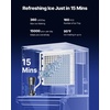 image:imageVEVOR Commercial Ice Maker Machine 360LBS24H IceMaking Machine with 300LBS Large Storage Bin Auto SelfCleaning Ice Maker with Touchscreen for Bar Cafe Restaurant Business Commercial