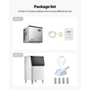 image:imageVEVOR Commercial Ice Maker Machine 360LBS24H IceMaking Machine with 300LBS Large Storage Bin Auto SelfCleaning Ice Maker with Touchscreen for Bar Cafe Restaurant Business Commercial