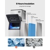 image:imageVEVOR Commercial Ice Maker Machine 360LBS24H IceMaking Machine with 300LBS Large Storage Bin Auto SelfCleaning Ice Maker with Touchscreen for Bar Cafe Restaurant Business Commercial
