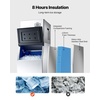 image:imageVEVOR Commercial Ice Maker Machine 450LBS24H IceMaking Machine with 250LBS Stainless Steel Storage Bin Auto SelfCleaning Ice Maker with Touchscreen for Bar Cafe Restaurant Business Commercial400