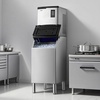 image:imageVEVOR Commercial Ice Maker Machine 450LBS24H IceMaking Machine with 250LBS Stainless Steel Storage Bin Auto SelfCleaning Ice Maker with Touchscreen for Bar Cafe Restaurant Business Commercial800