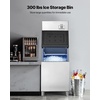 image:imageVEVOR Commercial Ice Maker Machine 450LBS24H IceMaking Machine with 250LBS Stainless Steel Storage Bin Auto SelfCleaning Ice Maker with Touchscreen for Bar Cafe Restaurant Business Commercial550