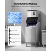 image:imageVEVOR Commercial Ice Maker Machine 450LBS24H IceMaking Machine with 250LBS Stainless Steel Storage Bin Auto SelfCleaning Ice Maker with Touchscreen for Bar Cafe Restaurant Business Commercial300