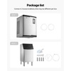 image:imageVEVOR Commercial Ice Maker Machine 450LBS24H IceMaking Machine with 250LBS Stainless Steel Storage Bin Auto SelfCleaning Ice Maker with Touchscreen for Bar Cafe Restaurant Business Commercial800
