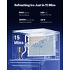image:imageVEVOR Commercial Ice Maker Machine 450LBS24H IceMaking Machine with 250LBS Stainless Steel Storage Bin Auto SelfCleaning Ice Maker with Touchscreen for Bar Cafe Restaurant Business Commercial1000