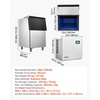 image:imageVEVOR Commercial Ice Maker Machine 450LBS24H IceMaking Machine with 250LBS Stainless Steel Storage Bin Auto SelfCleaning Ice Maker with Touchscreen for Bar Cafe Restaurant Business Commercial360