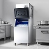 image:imageVEVOR Commercial Ice Maker Machine 450LBS24H IceMaking Machine with 250LBS Stainless Steel Storage Bin Auto SelfCleaning Ice Maker with Touchscreen for Bar Cafe Restaurant Business Commercial400