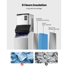 image:imageVEVOR Commercial Ice Maker Machine 450LBS24H IceMaking Machine with 250LBS Stainless Steel Storage Bin Auto SelfCleaning Ice Maker with Touchscreen for Bar Cafe Restaurant Business Commercial800