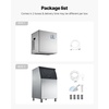 image:imageVEVOR Commercial Ice Maker Machine 450LBS24H IceMaking Machine with 250LBS Stainless Steel Storage Bin Auto SelfCleaning Ice Maker with Touchscreen for Bar Cafe Restaurant Business Commercial550