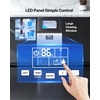 image:imageVEVOR Commercial Ice Maker Machine 80 lbs24h with 12Lbs Storage 32 Cubes per Cycle Stainless Steel Freestanding amp Countertop Ice Maker with LED Display amp SelfCleaning for Home Bar Restaurant100 lbs24h