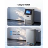 image:imageVEVOR Commercial Ice Maker Machine 80 lbs24h with 12Lbs Storage 32 Cubes per Cycle Stainless Steel Freestanding amp Countertop Ice Maker with LED Display amp SelfCleaning for Home Bar Restaurant100 lbs24h