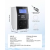 image:imageVEVOR Commercial Ice Maker Machine 80 lbs24h with 12Lbs Storage 32 Cubes per Cycle Stainless Steel Freestanding amp Countertop Ice Maker with LED Display amp SelfCleaning for Home Bar Restaurant80 lbs24h