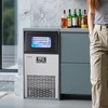image:imageVEVOR Commercial Ice Maker Machine 80 lbs24h with 12Lbs Storage 32 Cubes per Cycle Stainless Steel Freestanding amp Countertop Ice Maker with LED Display amp SelfCleaning for Home Bar Restaurant100 lbs24h