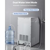 image:imageVEVOR Commercial Ice Maker Machine 80 lbs24h with 13 lbs Storage Capacity CountertopFreestandingUnder Counter Stainless Steel Ice Maker with LED Display amp SelfCleaning for Home Bar Restaurant150Lbs24HDual Water Inlet