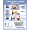 image:imageVEVOR Commercial Ice Maker Machine 80 lbs24h with 13 lbs Storage Capacity CountertopFreestandingUnder Counter Stainless Steel Ice Maker with LED Display amp SelfCleaning for Home Bar Restaurant200lbs24H