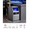 image:imageVEVOR Commercial Ice Maker Machine 80 lbs24h with 13 lbs Storage Capacity CountertopFreestandingUnder Counter Stainless Steel Ice Maker with LED Display amp SelfCleaning for Home Bar Restaurant150Lbs24HDual Water Inlet