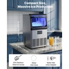 image:imageVEVOR Commercial Ice Maker Machine 80 lbs24h with 13 lbs Storage Capacity CountertopFreestandingUnder Counter Stainless Steel Ice Maker with LED Display amp SelfCleaning for Home Bar Restaurant80lbs24H