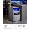 image:imageVEVOR Commercial Ice Maker Machine 80 lbs24h with 13 lbs Storage Capacity CountertopFreestandingUnder Counter Stainless Steel Ice Maker with LED Display amp SelfCleaning for Home Bar Restaurant160lbs24H
