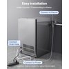 image:imageVEVOR Commercial Ice Maker Machine 80 lbs24h with 13 lbs Storage Capacity CountertopFreestandingUnder Counter Stainless Steel Ice Maker with LED Display amp SelfCleaning for Home Bar Restaurant200lbs24H