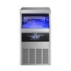 image:imageVEVOR Commercial Ice Maker Machine 80 lbs24h with 13 lbs Storage Capacity CountertopFreestandingUnder Counter Stainless Steel Ice Maker with LED Display amp SelfCleaning for Home Bar Restaurant150Lbs24HDual Water Inlet