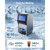 image:imageVEVOR Commercial Ice Maker Machine 80 lbs24h with 13 lbs Storage Capacity CountertopFreestandingUnder Counter Stainless Steel Ice Maker with LED Display amp SelfCleaning for Home Bar Restaurant80lbs24H