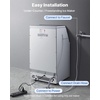 image:imageVEVOR Commercial Ice Maker Machine 80 lbs24h with 13 lbs Storage Capacity CountertopFreestandingUnder Counter Stainless Steel Ice Maker with LED Display amp SelfCleaning for Home Bar Restaurant130lbs24HMoonShaped Ice
