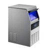 image:imageVEVOR Commercial Ice Maker Machine 80 lbs24h with 13 lbs Storage Capacity CountertopFreestandingUnder Counter Stainless Steel Ice Maker with LED Display amp SelfCleaning for Home Bar Restaurant150Lbs24HDual Water Inlet
