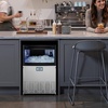 image:imageVEVOR Commercial Ice Maker Machine 80 lbs24h with 13 lbs Storage Capacity CountertopFreestandingUnder Counter Stainless Steel Ice Maker with LED Display amp SelfCleaning for Home Bar Restaurant200lbs24H