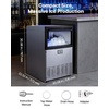 image:imageVEVOR Commercial Ice Maker Machine 80 lbs24h with 13 lbs Storage Capacity CountertopFreestandingUnder Counter Stainless Steel Ice Maker with LED Display amp SelfCleaning for Home Bar Restaurant200lbs24H