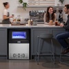 image:imageVEVOR Commercial Ice Maker Machine with Pump 100 lbs24h with 30 lbs Storage Capacity BuiltinFreestandingUnder Counter Stainless Steel Ice Maker with LED Display amp SelfCleaning for Home Bar360lbs24Hwith Pump