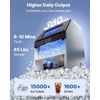 image:imageVEVOR Commercial Ice Maker Machine with Pump 100 lbs24h with 30 lbs Storage Capacity BuiltinFreestandingUnder Counter Stainless Steel Ice Maker with LED Display amp SelfCleaning for Home Bar360lbs24Hwith Pump
