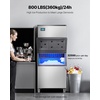 image:imageVEVOR Commercial Ice Maker MachineHead 800 lbs24 h 26 Inch Stainless Steel Industrial Ice Machine SelfCleaning and Scheduled Ice Making Modular Ice Cube Machine for Restaurant Hotel  Head Only