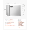 image:imageVEVOR Commercial Ice Maker MachineHead 800 lbs24 h 26 Inch Stainless Steel Industrial Ice Machine SelfCleaning and Scheduled Ice Making Modular Ice Cube Machine for Restaurant Hotel  Head Only