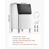 image:imageVEVOR Commercial Ice Maker Storage Bin 300 LBS Capacity IceBin Commercial Ice Storage Bin with Adjustable AntiSlip Rubber Feet Suitable for Restaurant Hotel and Beverage Shops