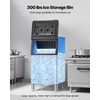 image:imageVEVOR Commercial Ice Maker Storage Bin 300 LBS Capacity IceBin Commercial Ice Storage Bin with Adjustable AntiSlip Rubber Feet Suitable for Restaurant Hotel and Beverage Shops