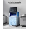 image:imageVEVOR Commercial Ice Maker Storage Bin 300 LBS Capacity Stainless Steel IceBin Commercial Ice Storage Bin with Adjustable AntiSlip Rubber Feet Suitable for Restaurant Hotel and Beverage Shops