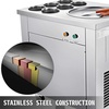 image:imageVEVOR Commercial Ice Roll Maker 137 Pan Diameter 740W Ice Cream Maker 6 Buckets Fried Yogurt Cream Machine with Food Shovels Perfect for Bars Cafs Dessert Shops