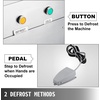 image:imageVEVOR Commercial Ice Roll Maker 137 Pan Diameter 740W Ice Cream Maker 6 Buckets Fried Yogurt Cream Machine with Food Shovels Perfect for Bars Cafs Dessert Shops