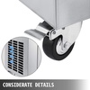 image:imageVEVOR Commercial Ice Roll Maker 137 Pan Diameter 740W Ice Cream Maker 6 Buckets Fried Yogurt Cream Machine with Food Shovels Perfect for Bars Cafs Dessert Shops