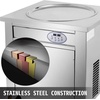 image:imageVEVOR Commercial Ice Roll Maker 1800W Fried Yogurt Cream Machine Fried Ice Cream Roll Machine with 197Inch Round Pan 2 Defrost Methods Button amp Pedal Perfect for Bars Cafes Dessert Shops