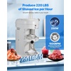image:imageVEVOR Commercial Ice Shaver Crusher 220lbshr Electric Fluffy Ice amp Snow Cone Machine 250W 1500RPM Tabletop Fluffy ShavedIce Machine for Parties Events Snack Bar Home and Commercial Use White220LBSH250W