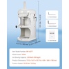 image:imageVEVOR Commercial Ice Shaver Crusher 220lbshr Electric Fluffy Ice amp Snow Cone Machine 250W 1500RPM Tabletop Fluffy ShavedIce Machine for Parties Events Snack Bar Home and Commercial Use White220LBSH250W