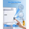 image:imageVEVOR Commercial Ice Shaver Crusher 220lbshr Electric Fluffy Ice amp Snow Cone Machine 250W 1500RPM Tabletop Fluffy ShavedIce Machine for Parties Events Snack Bar Home and Commercial Use White1496x1161x2047