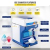 image:imageVEVOR Commercial Ice Shaver Crusher 220lbshr Electric Fluffy Ice amp Snow Cone Machine 250W 1500RPM Tabletop Fluffy ShavedIce Machine for Parties Events Snack Bar Home and Commercial Use White265LBSH500W