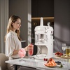 image:imageVEVOR Commercial Ice Shaver Crusher 220lbshr Electric Fluffy Ice amp Snow Cone Machine 250W 1500RPM Tabletop Fluffy ShavedIce Machine for Parties Events Snack Bar Home and Commercial Use White220LBSH250W