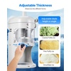 image:imageVEVOR Commercial Ice Shaver Crusher 220lbshr Electric Fluffy Ice amp Snow Cone Machine 250W 1500RPM Tabletop Fluffy ShavedIce Machine for Parties Events Snack Bar Home and Commercial Use White220LBSH250W