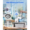 image:imageVEVOR Commercial Ice Shaver Machine 661 LBSH Electric Ice Crusher with Replaceable Container 350W Premium Motor 4 Blades Shaved Snow Cone Machine Ice Maker for Dessert Shop Bar Party SilverSilver